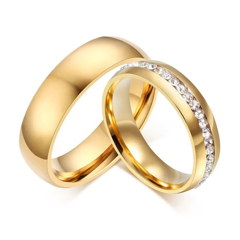 Classic Engagement Wedding Rings For Women Men Jewelry Stainless Steel Couple Wedding Bands Fashion Brands Jewelry
Classic Engagement Wedding Rings For Women Men Jewelry Stainless Steel Couple Wedding Bands Fashion Brands Jewelry