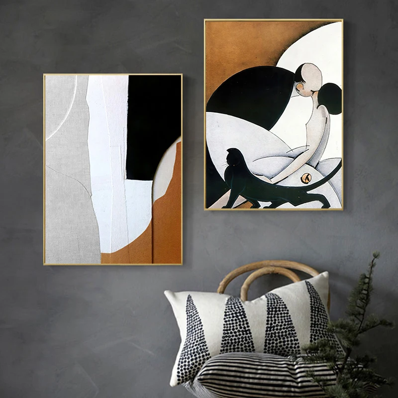Modern Abstract Nordic Figure Oil on Canvas Painting Wall Art Posters and Prints Wall Art Picture for Living Room Cuadros
Modern Abstract Nordic Figure Oil on Canvas Painting Wall Art Posters and Prints Wall Art Picture for Living Room Cuadros