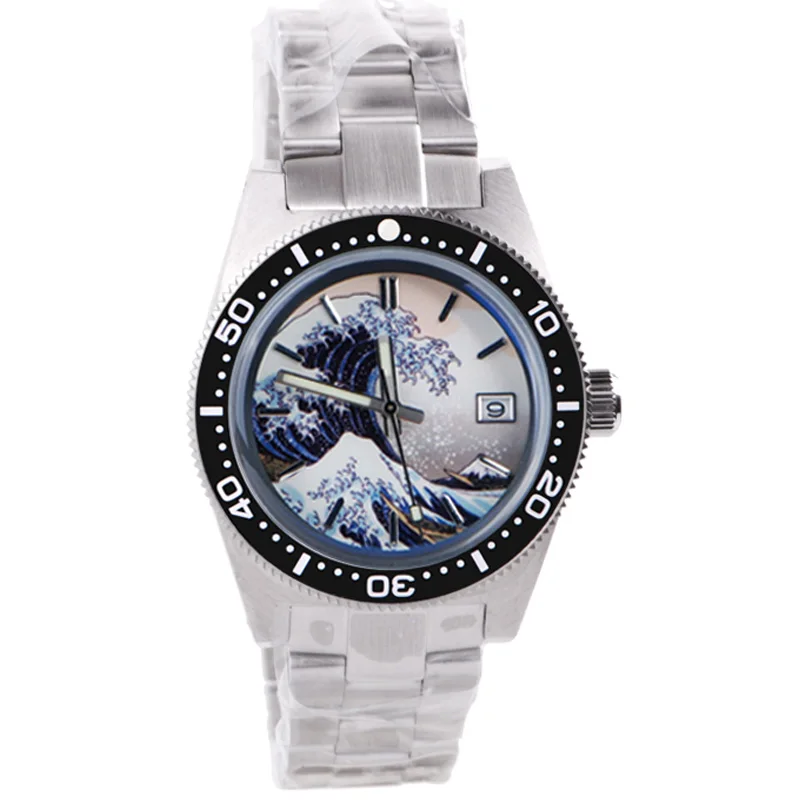 Heimdallr Men's 62Mas Dive Watch 41mm Kanagawa Wave Dial Sapphire Ceramic NH35 Automatic Movement 300m Waterproof BGW-9 Lume
Heimdallr Men's 62Mas Dive Watch 41mm Kanagawa Wave Dial Sapphire Ceramic NH35 Automatic Movement 300m Waterproof BGW-9 Lume
