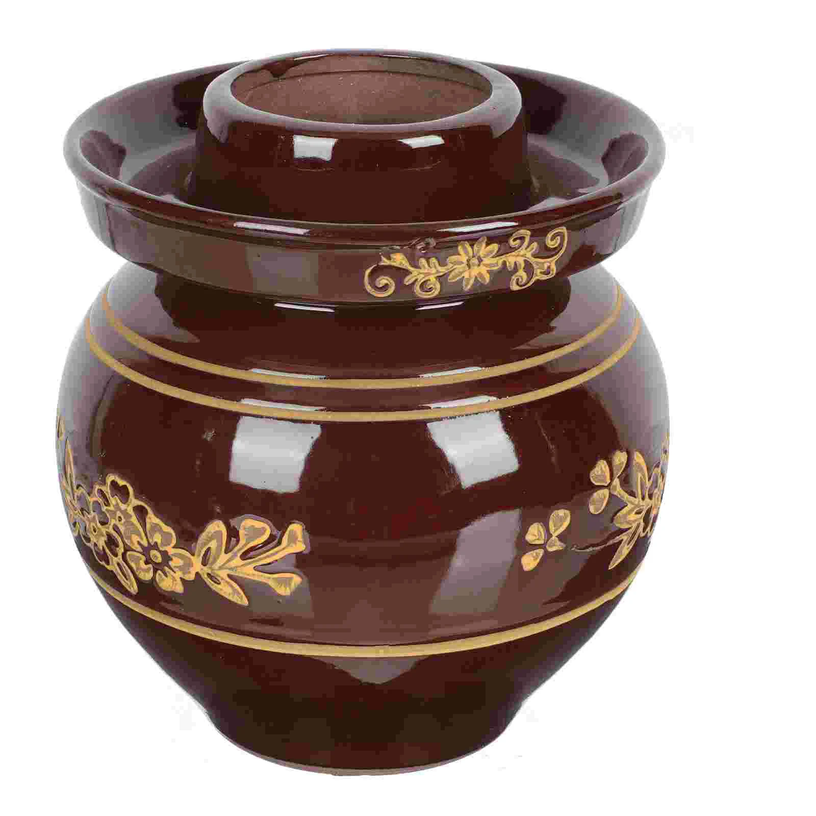 1PC Terracotta Food Container Leak Proof Pickles Storage Jar for Home Kitchen
1PC Terracotta Food Container Leak Proof Pickles Storage Jar for Home Kitchen