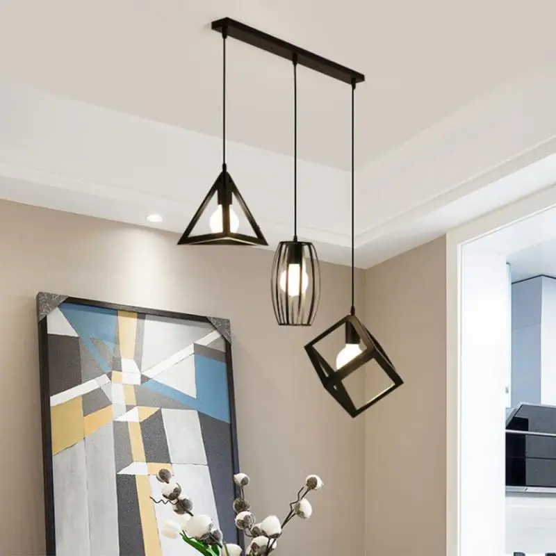 Nordic Loft Retro Iron Cage Hanging Light Modern Light Fixture American Industrial Vintage Kitchen Pendant Lamps Chandelier HWC
Nordic Loft Retro Iron Cage Hanging Light Modern Light Fixture American Industrial Vintage Kitchen Pendant Lamps Chandelier HWC