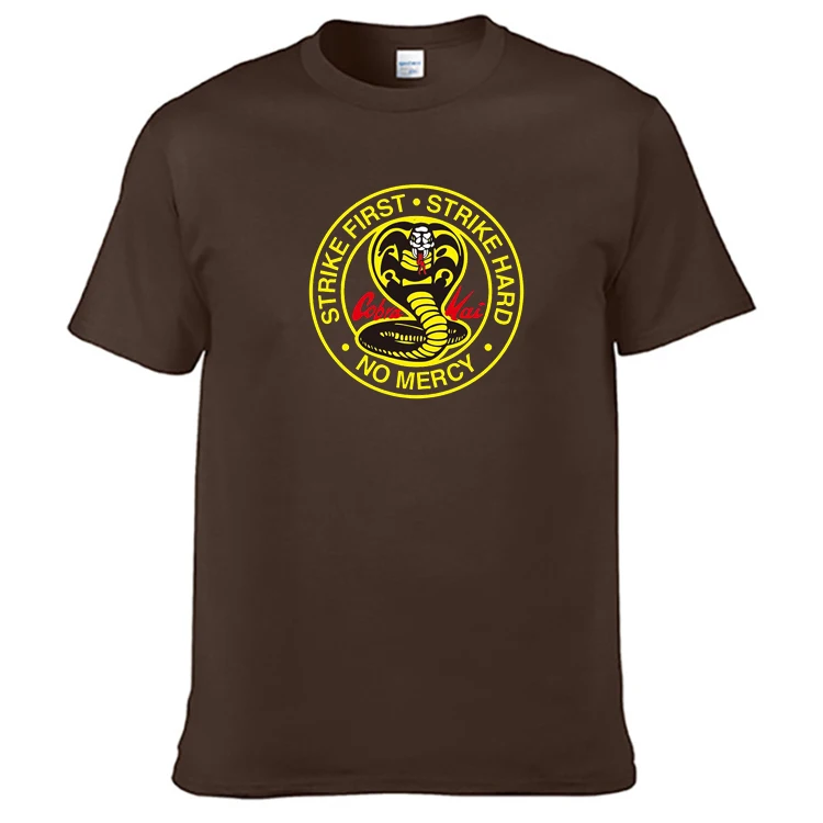 Cobra Kai T-Shirts Strike First Strike Hard No Mercy Tshirt Shirts Men's and women's summer cotton top T-shirt short sleeve tees
Cobra Kai T-Shirts Strike First Strike Hard No Mercy Tshirt Shirts Men's and women's summer cotton top T-shirt short sleeve tees