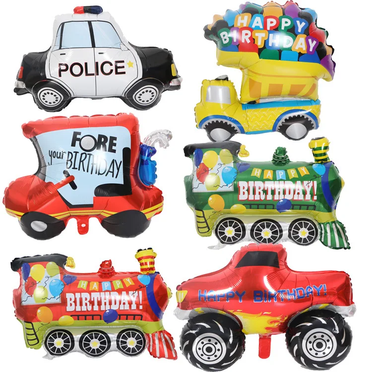 Дети Baby Shower Boy Tank скорая помощь автобус пожарная машина украшение на день