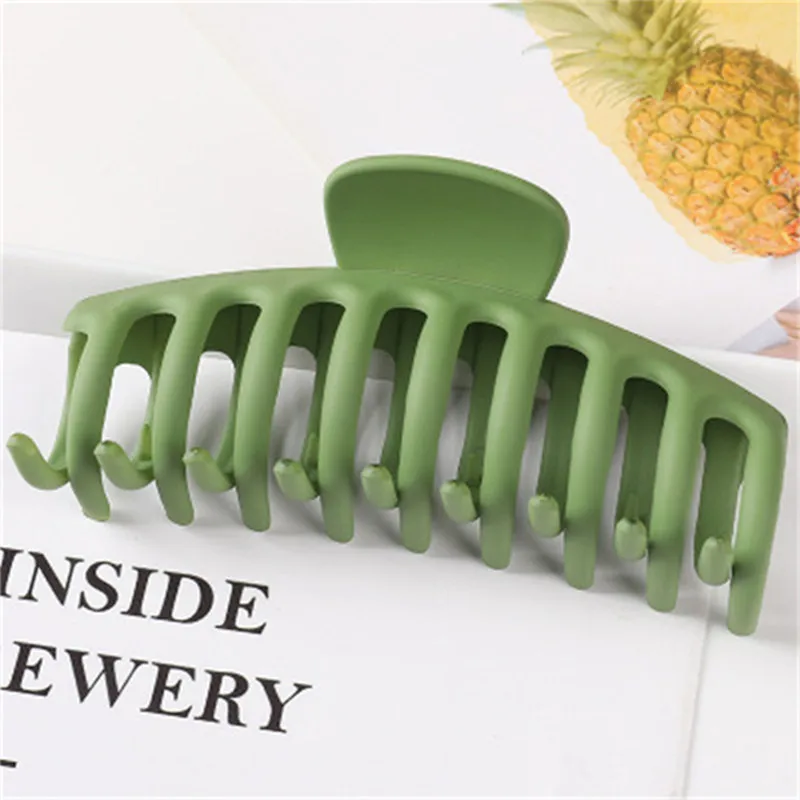 1PC Korean Solid Large Hair Claws Elegant Acrylic Hairpins Barrette Crab Hair Clips Headwear for Women Girls Hair Accessories
1PC Korean Solid Large Hair Claws Elegant Acrylic Hairpins Barrette Crab Hair Clips Headwear for Women Girls Hair Accessories