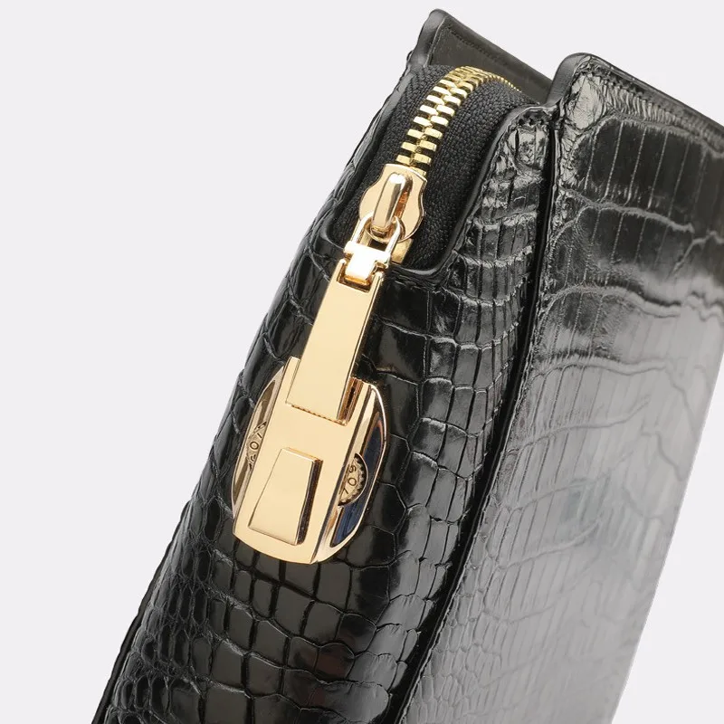 2021 New Designer Crocodile Leather Men's Clutch Bag Genuine Leather Leisure Men Handbag Anti-theft Code Lock Man Wallet 50
2021 New Designer Crocodile Leather Men's Clutch Bag Genuine Leather Leisure Men Handbag Anti-theft Code Lock Man Wallet 50