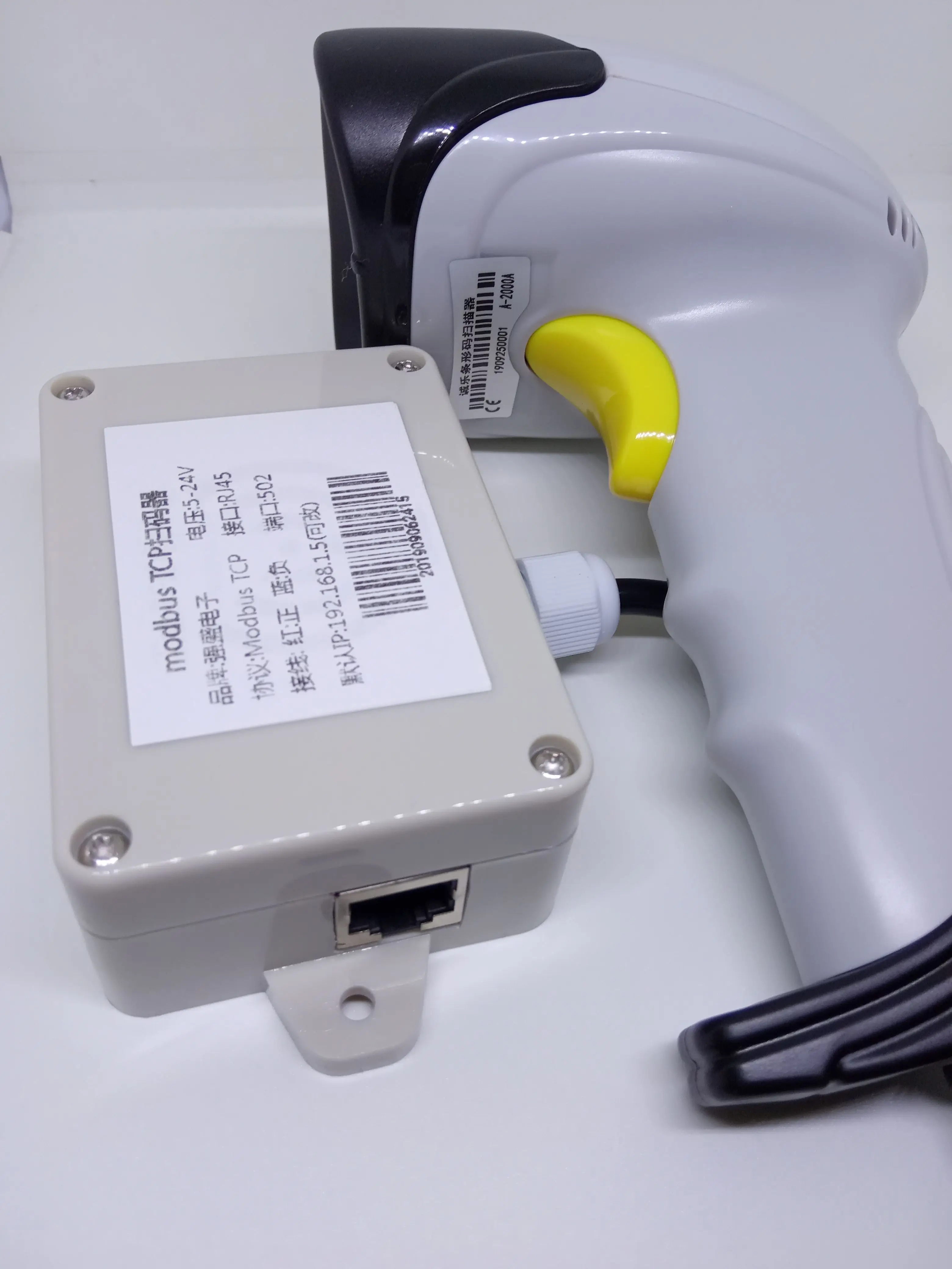 Ethernet Scan Code Gun MOodbustcp Network Scan Code Gun Industrial Ethernet RFIDRJ45 PLC Configuration
Ethernet Scan Code Gun MOodbustcp Network Scan Code Gun Industrial Ethernet RFIDRJ45 PLC Configuration