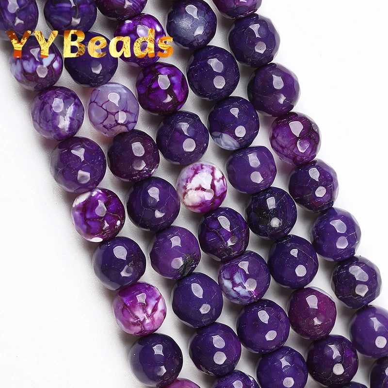 Natural Faceted Dark Purple Fire Dragon Agates Beads 6 8 10mm Loose Charm Beads For Jewelry Making DIY Women Bracelets Necklaces
Natural Faceted Dark Purple Fire Dragon Agates Beads 6 8 10mm Loose Charm Beads For Jewelry Making DIY Women Bracelets Necklaces