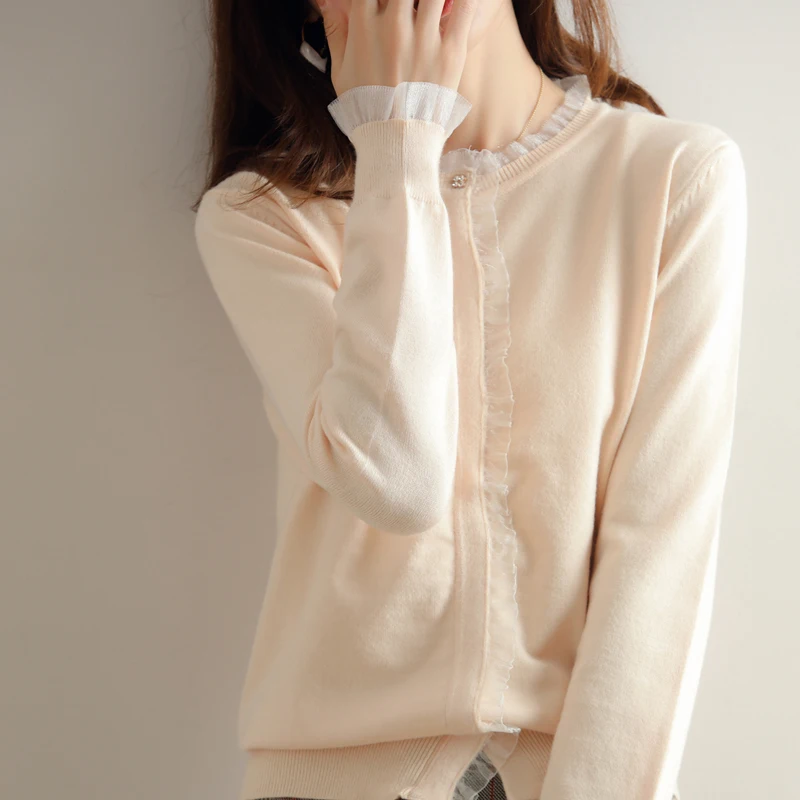 2021 New 100% Cashmere And Wool Cardigan Women Coat Autumn O-Neck Collar Warm Jacket Long Sleeve Soft Sweater Female Outwear
2021 New 100% Cashmere And Wool Cardigan Women Coat Autumn O-Neck Collar Warm Jacket Long Sleeve Soft Sweater Female Outwear