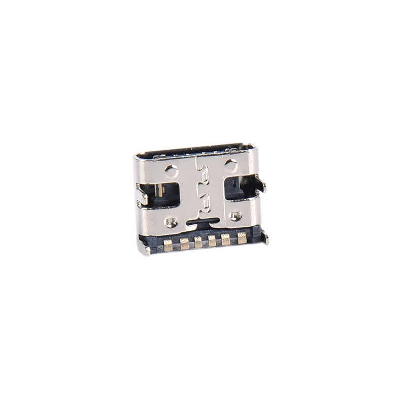 10pcs/lot 6 Pin SMT Socket Connector Micro USB Type C 3.1 Female Placement SMD DIP For PCB Design DIY High Current Charging | Электроника