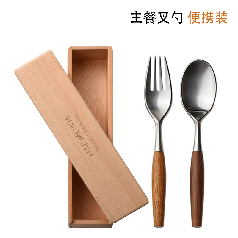Western Fork Spoon Travel Set Stainless Fork Spoon Wooden Handle Cutlery Set Lunch Japanese Dinnerware Tableware Portable 5CD5
Western Fork Spoon Travel Set Stainless Fork Spoon Wooden Handle Cutlery Set Lunch Japanese Dinnerware Tableware Portable 5CD5