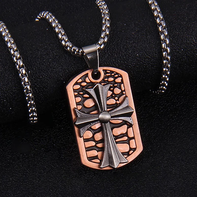 Retro Geometric Rectangle Inlay Crow Heart Cross Pendant Mens Necklace Metal Hip Hop Sweater Chain Student Street Accessories
Retro Geometric Rectangle Inlay Crow Heart Cross Pendant Mens Necklace Metal Hip Hop Sweater Chain Student Street Accessories