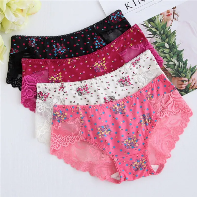 Breathable Cotton Low-Rise Lace Panties Seamless Comfortable Modal Printed Briefs
Breathable Cotton Low-Rise Lace Panties Seamless Comfortable Modal Printed Briefs