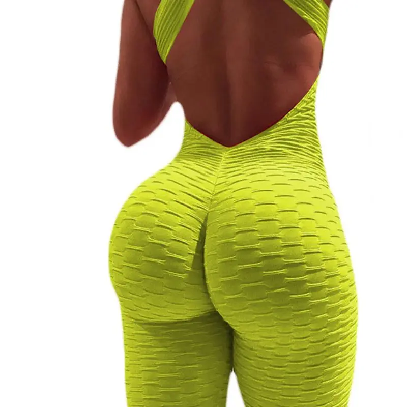 Womens Sexy Hollow Out Halter Backless Bodysuit Ruched Butt Lift Yoga Jumpsuit Sleeveless Sport Cross Bandage Playsuit Leggings
Womens Sexy Hollow Out Halter Backless Bodysuit Ruched Butt Lift Yoga Jumpsuit Sleeveless Sport Cross Bandage Playsuit Leggings