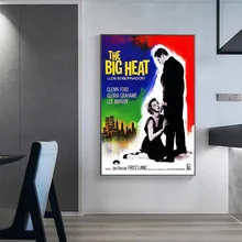 V0425 The Big Heat (2) Vintage Classic Movie Wall Silk Cloth HD Poster Art Home Decoration Gift