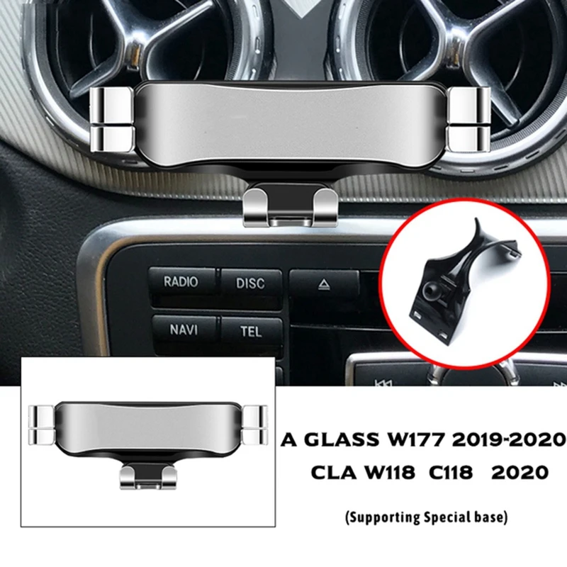 Car Mobile Phone Holder Air Outlet Mobile Phone Navigation Holder for Mercedes-Benz a Class CLA W118 2019-2020
Car Mobile Phone Holder Air Outlet Mobile Phone Navigation Holder for Mercedes-Benz a Class CLA W118 2019-2020