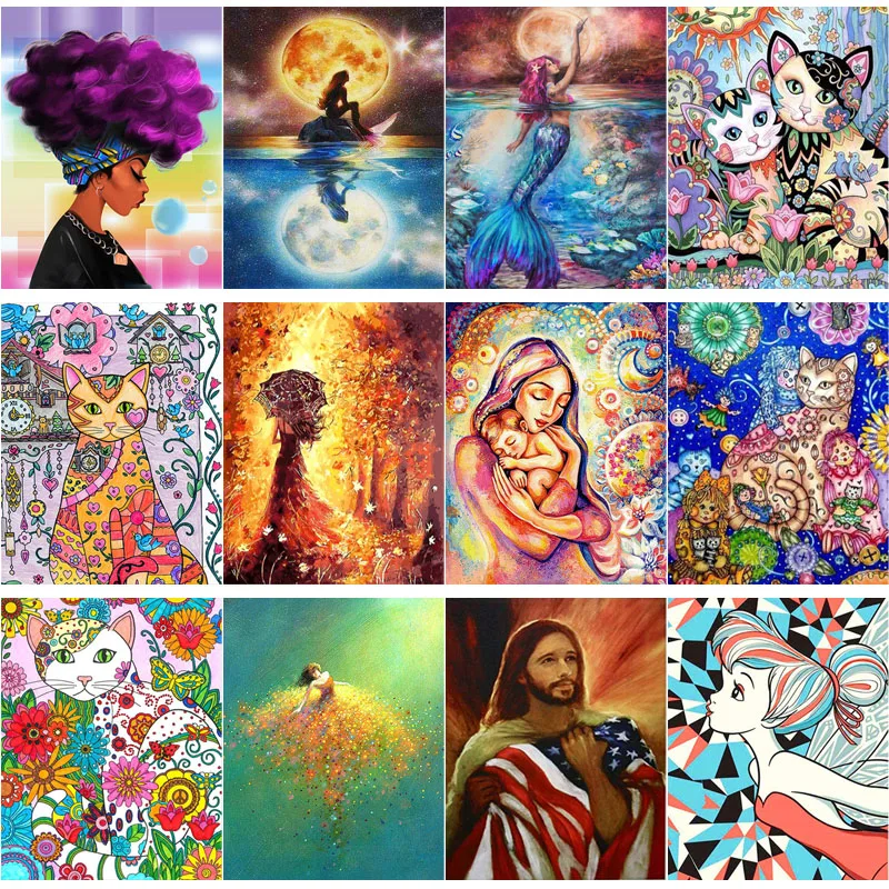 5D Diy Diamond Painting Lady Cat Diamond Embroidery Full Round&square Drill Diamond Mosaic Cross Stitch Home Decor Handcraft
5D Diy Diamond Painting Lady Cat Diamond Embroidery Full Round&square Drill Diamond Mosaic Cross Stitch Home Decor Handcraft