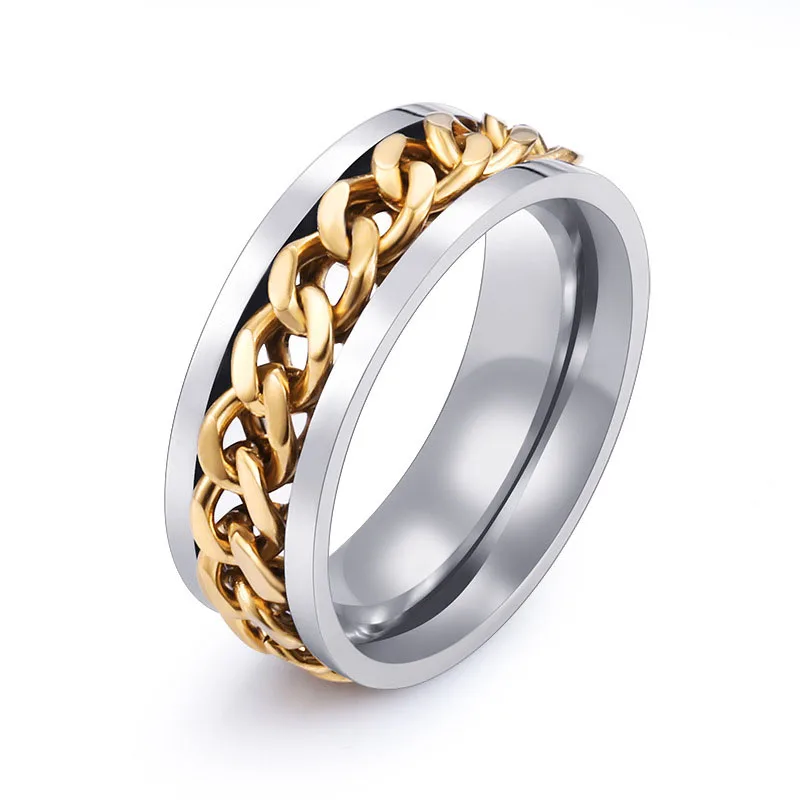 Vintage Rock spirit Chain Titanium Steel Skull Biker Gothic Punk 316L Stainless Ring For Men Retro Male Design Round Bands Rings
Vintage Rock spirit Chain Titanium Steel Skull Biker Gothic Punk 316L Stainless Ring For Men Retro Male Design Round Bands Rings