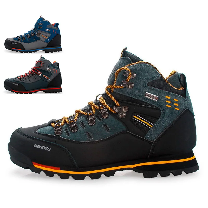 

Prowow Hiking Shoes Men Winter Fashion Mountain Climbing Trekking Men Boots Top Quality Outdoor Casual Lace-up Snow Men's Boots