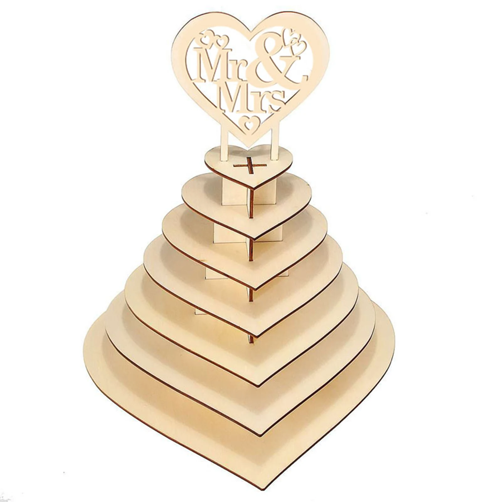 Chocolate Display Stand Wedding Centerpiece Heart Shape Tower Valentine's Day Weeding Party Decor Wooden Pancake Skilful
Chocolate Display Stand Wedding Centerpiece Heart Shape Tower Valentine's Day Weeding Party Decor Wooden Pancake Skilful