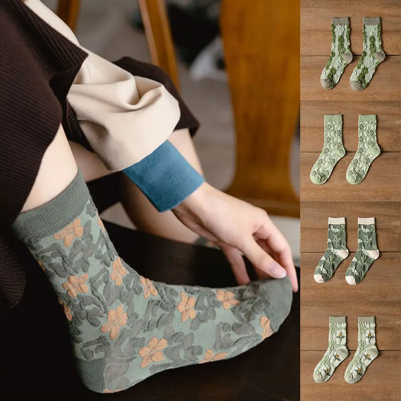 Harajuku Retro Embroidery Woman Socks Japanese Kawaii Cute Socks Ethnic Lolita Lace Flower Crew Socks Christmas Gift Fashion New
Harajuku Retro Embroidery Woman Socks Japanese Kawaii Cute Socks Ethnic Lolita Lace Flower Crew Socks Christmas Gift Fashion New