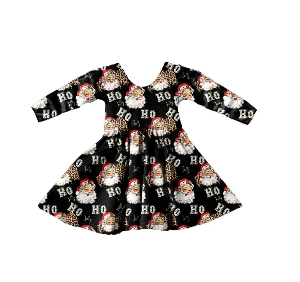 Children Boutique Cotton Christmas Clothes Kids Long Sleeve Baby Clothing Dress with Leopard Christmas Tree Girls Party Dresses
Children Boutique Cotton Christmas Clothes Kids Long Sleeve Baby Clothing Dress with Leopard Christmas Tree Girls Party Dresses