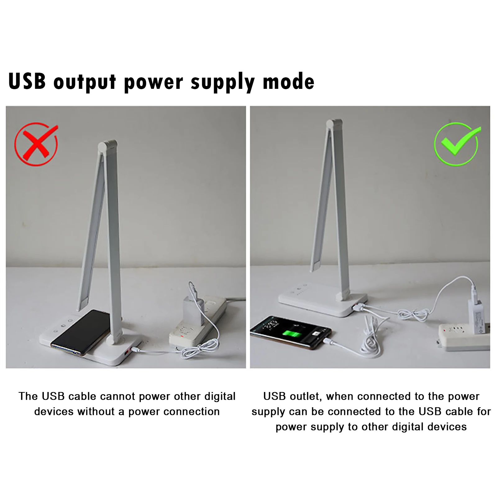 LED Rechargeable Desk Lamp, with Wireless/Wired Charger, Touch-Sensitive Control Panel, 5-Level Dimmer, 30/60 min Auto Timer, Mu 
LED Rechargeable Desk Lamp, with Wireless/Wired Charger, Touch-Sensitive Control Panel, 5-Level Dimmer, 30/60 min Auto Timer, Mu