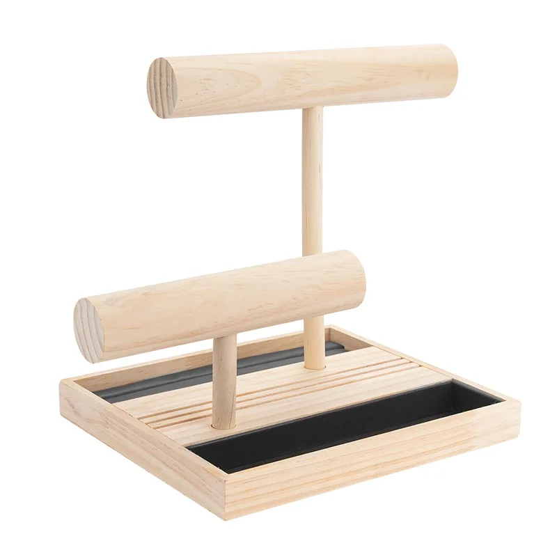 Solid Wood Earring Holder Household Jewelry Storage Tray, Bracelet Holder, Ring Holder, Necklace Display Stand
Solid Wood Earring Holder Household Jewelry Storage Tray, Bracelet Holder, Ring Holder, Necklace Display Stand