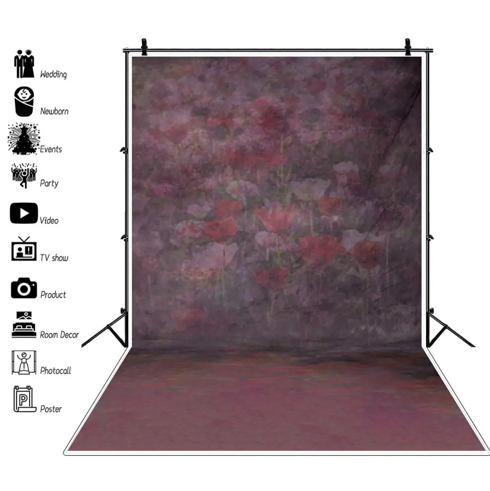 Flowers Pattern Gradient Vintage Grunge Photography Backdrop Solid Color Baby Portrait Child Background For Photo Studio Vinyl
Flowers Pattern Gradient Vintage Grunge Photography Backdrop Solid Color Baby Portrait Child Background For Photo Studio Vinyl