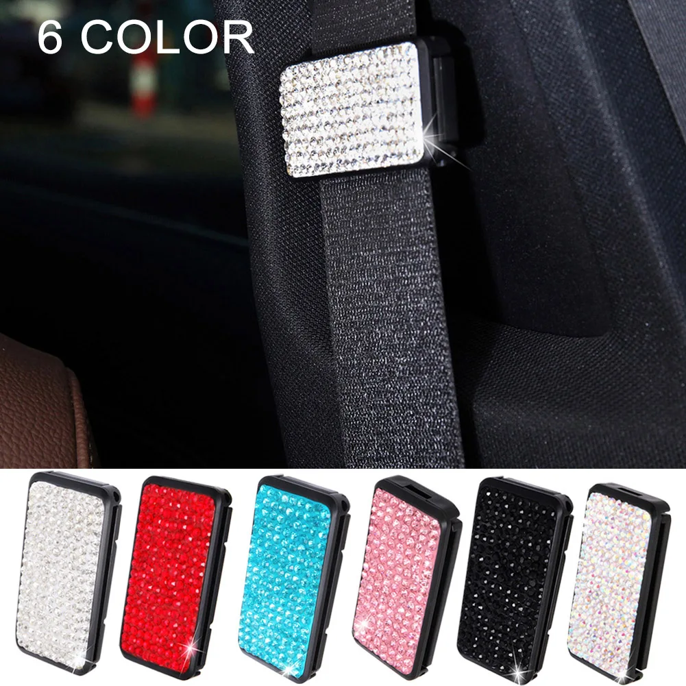 Auto Interior Decoration Rhinestone Car Seat Belt Stopper Clip Seat Belt Fastener and Adjuster Interior Accessories Diamond-moun
Auto Interior Decoration Rhinestone Car Seat Belt Stopper Clip Seat Belt Fastener and Adjuster Interior Accessories Diamond-moun