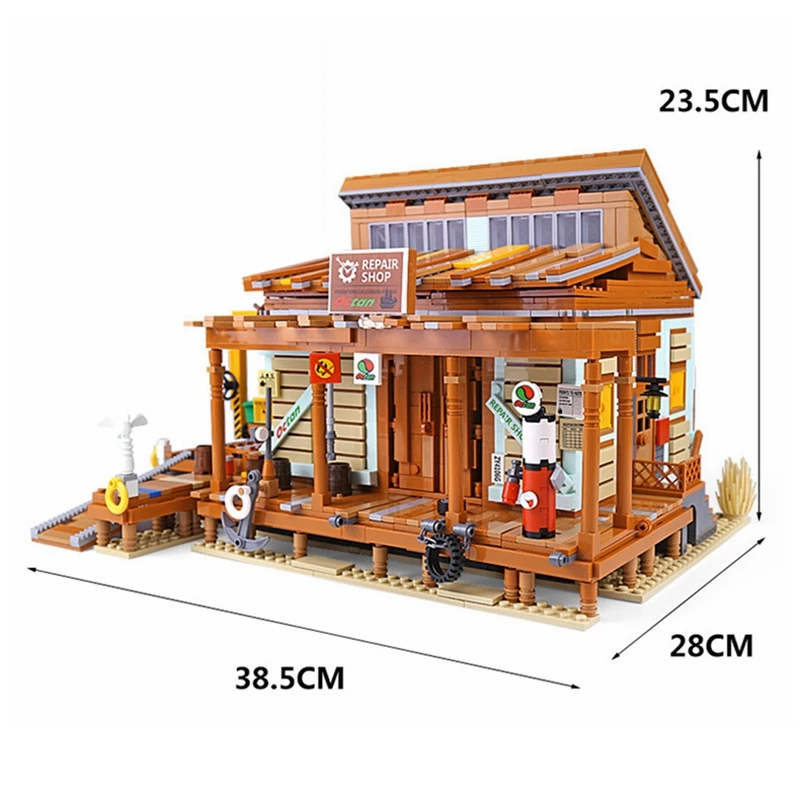2237PCS dive shop the old fishing store bricks city modular building blocks architecture diner restaurant street view fishermen
2237PCS dive shop the old fishing store bricks city modular building blocks architecture diner restaurant street view fishermen
