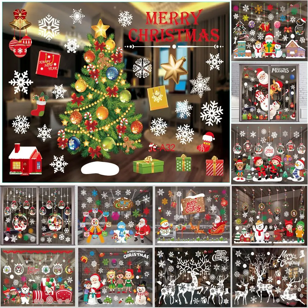 Glass Window Ornament DIY Party Decor Creativity Xmas Merry Christmas Christmas Window Sticker Window Static Stickers
Glass Window Ornament DIY Party Decor Creativity Xmas Merry Christmas Christmas Window Sticker Window Static Stickers
