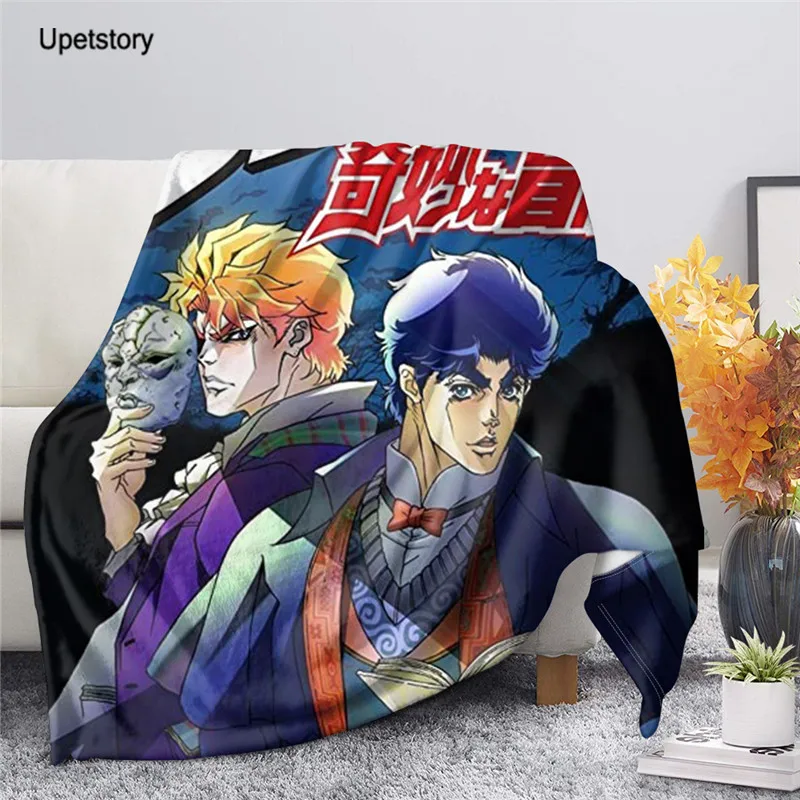 Upetstory Anime JoJo's Bizarre Adventure Velvet Plush Blanket Bedspread for Kids Girls Sherpa Blanket Couch Quilt Cover Travel
Upetstory Anime JoJo's Bizarre Adventure Velvet Plush Blanket Bedspread for Kids Girls Sherpa Blanket Couch Quilt Cover Travel