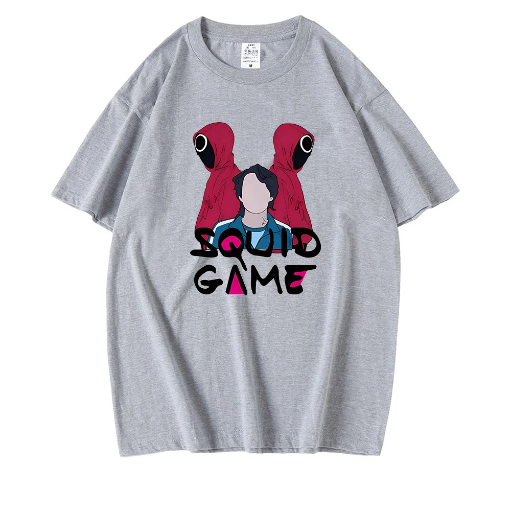 Korean TV Squid Game T Shirt Men Kawaii Cartoon Summer Tops 456 Graphic Tees Unisex Harajuku Fashion Korean Style T-shirt Male
Korean TV Squid Game T Shirt Men Kawaii Cartoon Summer Tops 456 Graphic Tees Unisex Harajuku Fashion Korean Style T-shirt Male