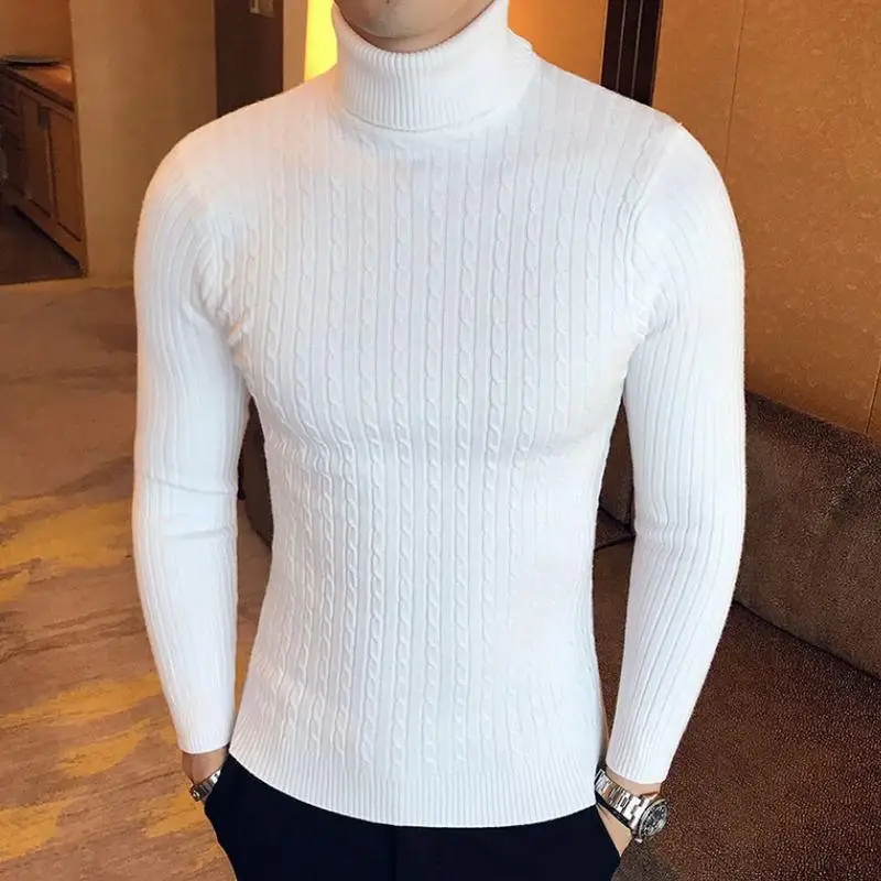 Turtleneck Men Sweater Christmas Cotton Male Sweater Winter Pullover Turtle Neck Men's Jumper White Mens Knitwear Pull Homme
Turtleneck Men Sweater Christmas Cotton Male Sweater Winter Pullover Turtle Neck Men's Jumper White Mens Knitwear Pull Homme