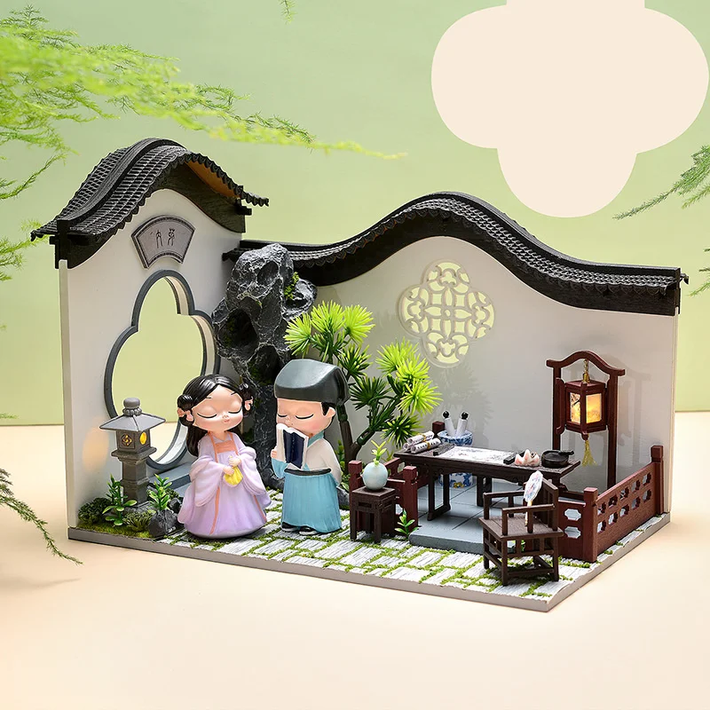 Dollhouse Chinese Courtyard DIY Wooden Kit Assembled Miniature With Rockery Checkerboard 3D Doll House Toy For Kids Adult Gifts
Dollhouse Chinese Courtyard DIY Wooden Kit Assembled Miniature With Rockery Checkerboard 3D Doll House Toy For Kids Adult Gifts