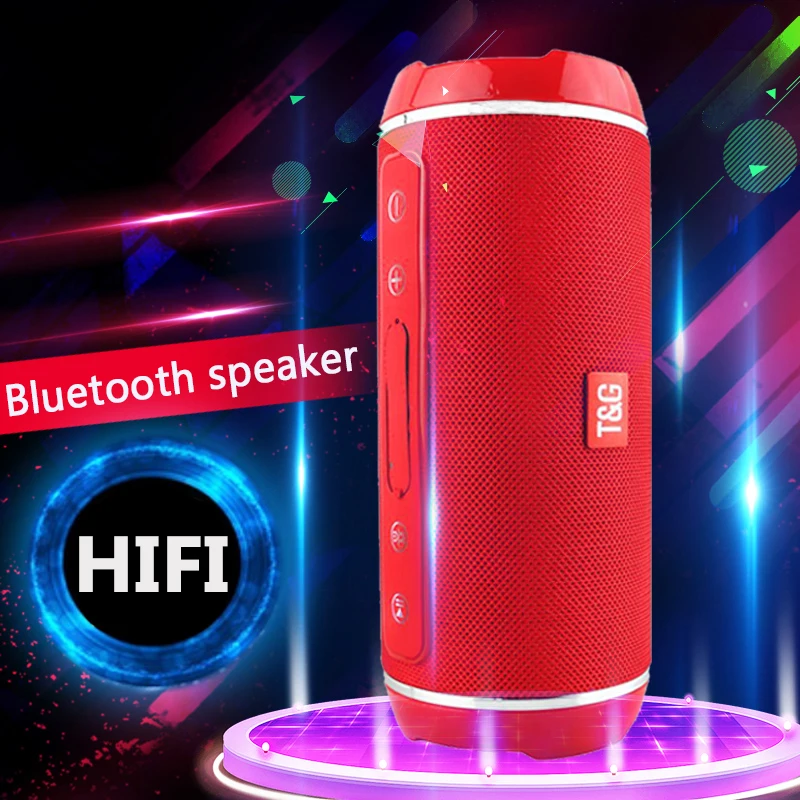 TG116 Waterproof Bluetooth Speaker Wireless Portable Speaker Radio Stereo Bass Music Column Loudspeaker Support USB/FM/TF/AUX
TG116 Waterproof Bluetooth Speaker Wireless Portable Speaker Radio Stereo Bass Music Column Loudspeaker Support USB/FM/TF/AUX