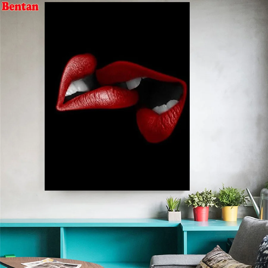 Diamond Painting new Diy Full Square round Drill Diamond Embroidery Sexy red lips lovers Cross Stitch Kits decoration art gift
Diamond Painting new Diy Full Square round Drill Diamond Embroidery Sexy red lips lovers Cross Stitch Kits decoration art gift