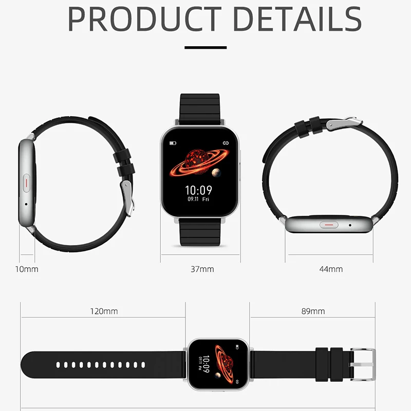 Touch Smart Watch Women Men Tracker Sports Watch Heart Rate Monitor Blood Pressure Bluetooth Call Smartwatch for Android IOS
Touch Smart Watch Women Men Tracker Sports Watch Heart Rate Monitor Blood Pressure Bluetooth Call Smartwatch for Android IOS