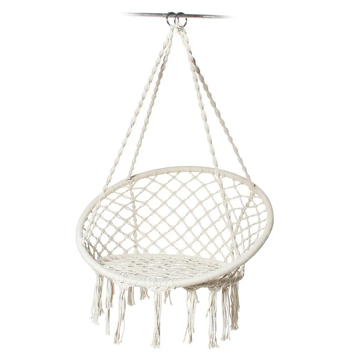 Nordic Cotton Rope Hammock Chair Handmade Knitted Indoor Outdoor Kids Swing Bed Adult Swinging Hanging Chair Hammock
Nordic Cotton Rope Hammock Chair Handmade Knitted Indoor Outdoor Kids Swing Bed Adult Swinging Hanging Chair Hammock