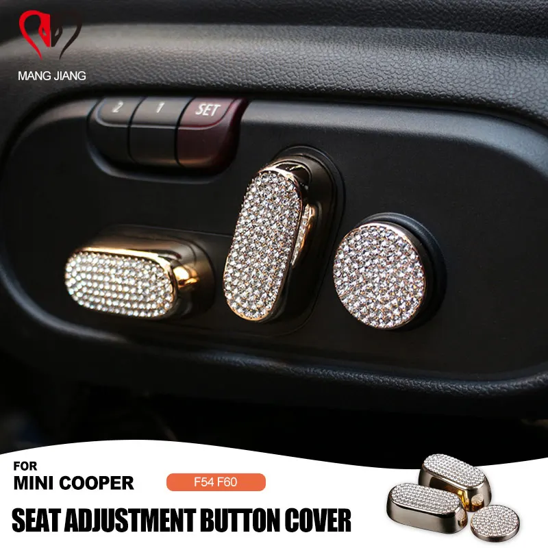 New For Mini Cooper Car Interior Seat Adjustment Button Decoration Cover Diamond Sticker For F60 Car-styling Accessories 3pcs
New For Mini Cooper Car Interior Seat Adjustment Button Decoration Cover Diamond Sticker For F60 Car-styling Accessories 3pcs