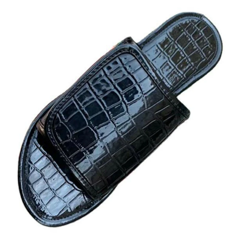 Luxury Women Slippers Snake Up Leather Hook&Loop Layer Solid Flats Rubber Sole Slides Outdoor Beach Fashion Casual Shoes Ladies
Luxury Women Slippers Snake Up Leather Hook&Loop Layer Solid Flats Rubber Sole Slides Outdoor Beach Fashion Casual Shoes Ladies