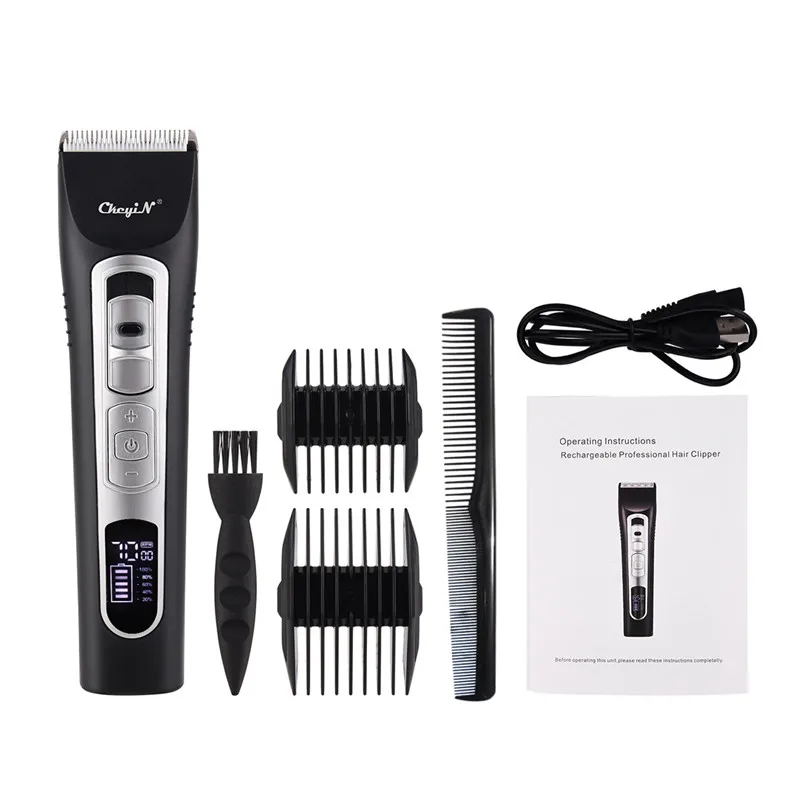 Professional Hair Trimmer Electric Hair Clipper Titanium Alloy Ceramic Blade Beard Trimmer Barber Hair Cutting Machine Haircut
Professional Hair Trimmer Electric Hair Clipper Titanium Alloy Ceramic Blade Beard Trimmer Barber Hair Cutting Machine Haircut