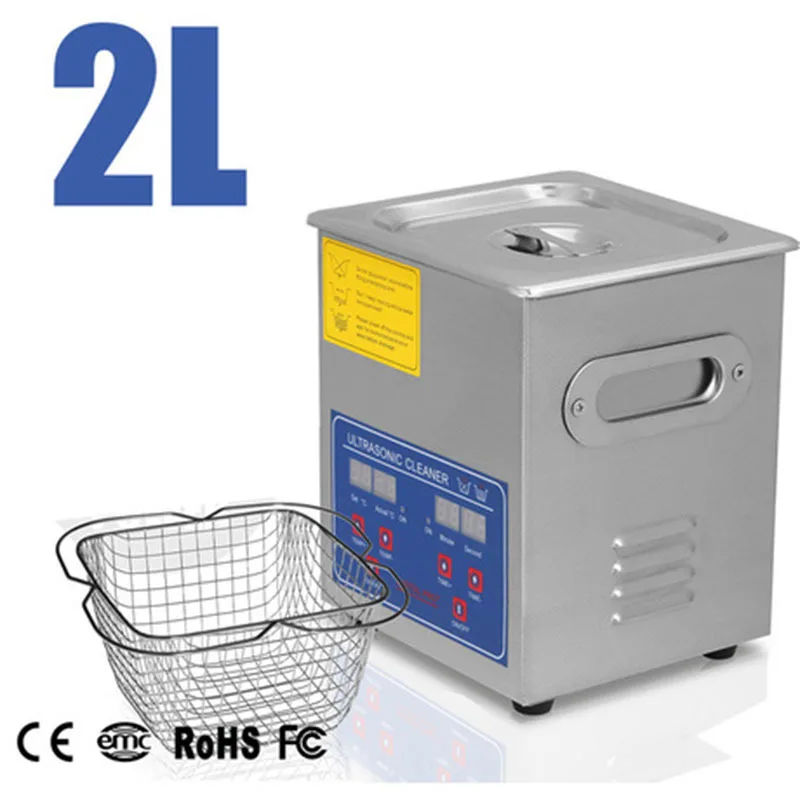 2L Ultrasonic Cleaning Eyewear Machine Equipment Ultrasonic Bath for Jewelry Parts Glasses Circuit Board Jewelry Cleaner
2L Ultrasonic Cleaning Eyewear Machine Equipment Ultrasonic Bath for Jewelry Parts Glasses Circuit Board Jewelry Cleaner