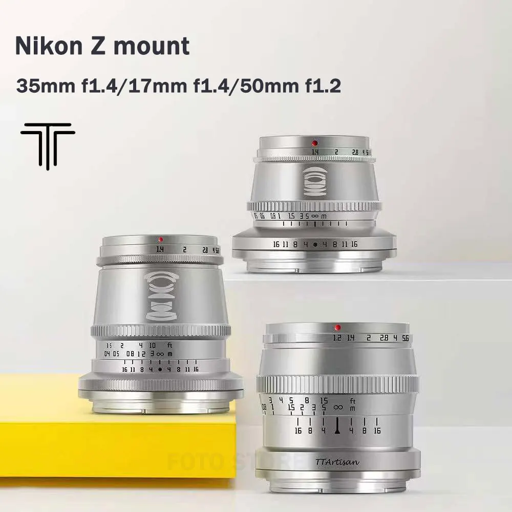 Объектив TTArtisan для Nikon Z mount Camera 50 мм F1.2 35 мм F1.4 17 мм F1.4 APS-C объектив MF для ZFC Z5 Z50 Z6 Z50 Z6 II Z7 II
Объектив TTArtisan для Nikon Z mount Camera 50 мм F1.2 35 мм F1.4 17 мм F1.4 APS-C объектив MF для ZFC Z5 Z50 Z6 Z50 Z6 II Z7 II