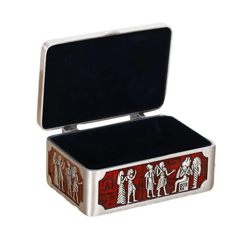 1Pc Egypt Style Desktop Jewelry Box Jewelry Case Portable Metal Jewelry Box Red
1Pc Egypt Style Desktop Jewelry Box Jewelry Case Portable Metal Jewelry Box Red