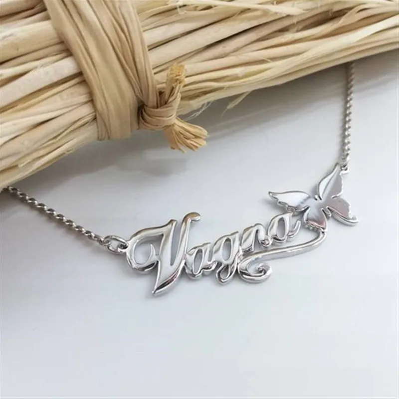 Personalized name custom necklace stainless steel butterfly name custom necklace butterfly Emma pendant girl jewelry gift
Personalized name custom necklace stainless steel butterfly name custom necklace butterfly Emma pendant girl jewelry gift