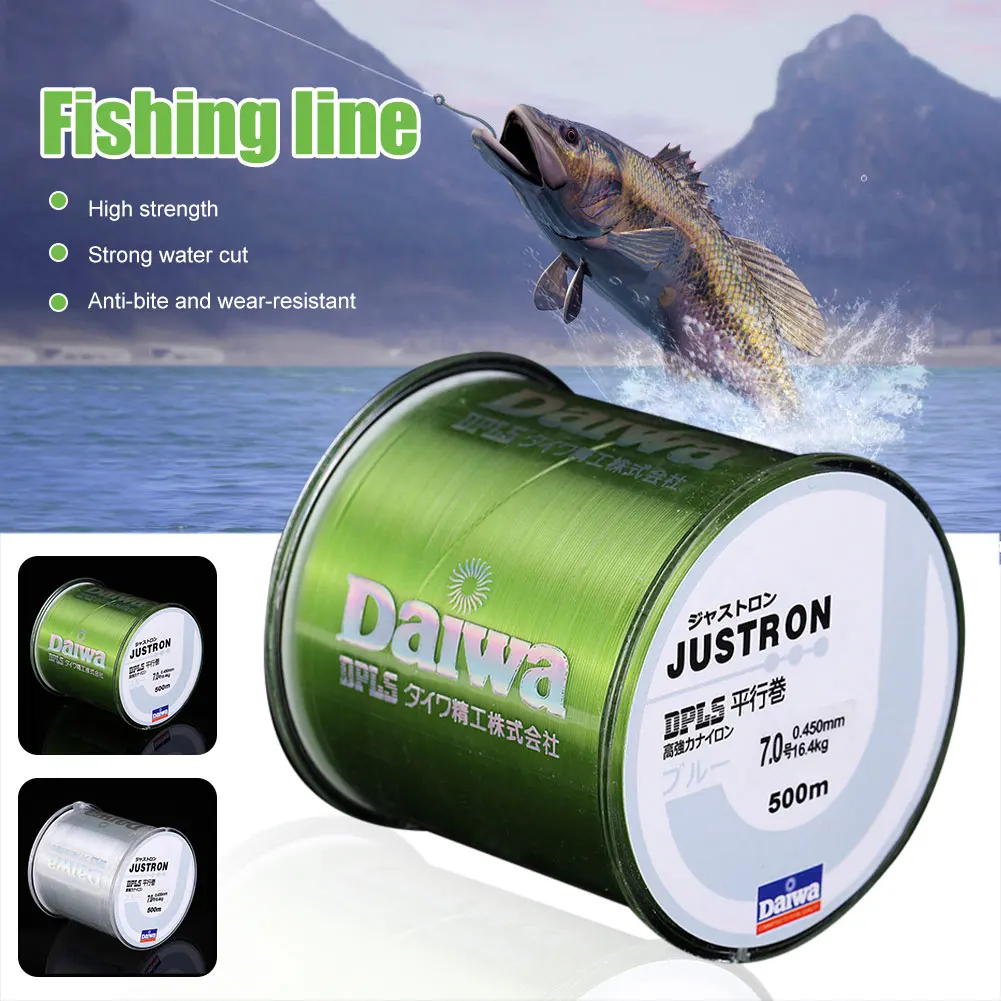 500M Nylon Fishing Line Japanese Durable Monofilament Rock Sea Fishing Line Thread Bulk Spool All Size 0.4-8.0 fishing tackle
500M Nylon Fishing Line Japanese Durable Monofilament Rock Sea Fishing Line Thread Bulk Spool All Size 0.4-8.0 fishing tackle