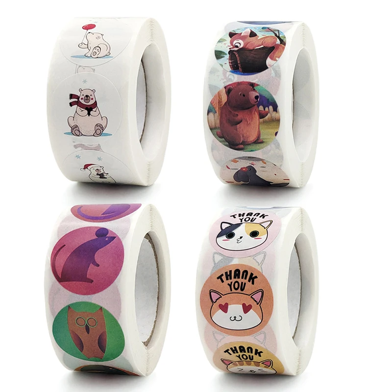 Stickers 500 pcs/roll Teacher Reward Sticker Fun Motivation Cartoon animal Stickerfor School Student Stationery Stickers Child
Stickers 500 pcs/roll Teacher Reward Sticker Fun Motivation Cartoon animal Stickerfor School Student Stationery Stickers Child