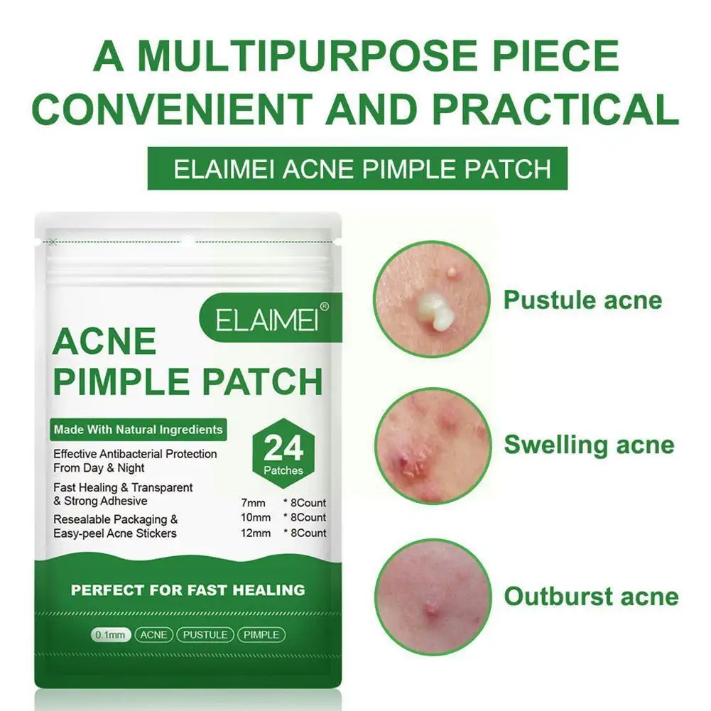 24 Patches/bag New Invisible Acne Removal Pimple Patch Concealer Treatment Treatment Scar Acne Care Face Stickers Pimple Sp L9Z2
24 Patches/bag New Invisible Acne Removal Pimple Patch Concealer Treatment Treatment Scar Acne Care Face Stickers Pimple Sp L9Z2