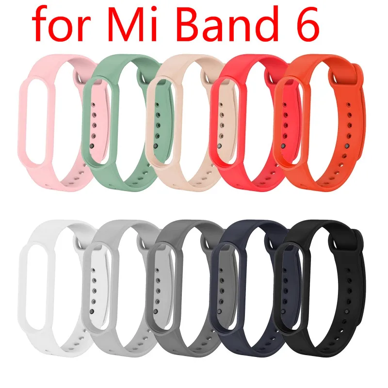 Ремешок силиконовый для Mi Band 6, сменный мягкий браслет на запястье для Mi Band 6 
Ремешок силиконовый для Mi Band 6, сменный мягкий браслет на запястье для Mi Band 6